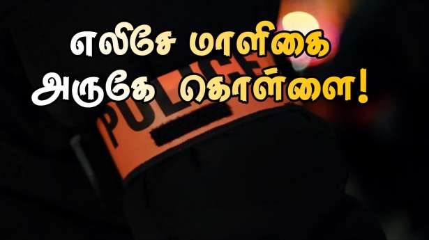 எலிசே மாளிகை அருகே கொள்ளை!!