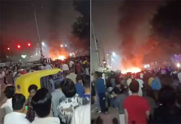 டில்லியில் கார் குண்டுவெடிப்பு: 9 பேர் உயிரிழப்பு