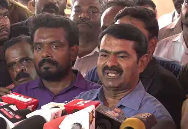 துணை முதல்வர் பதவி எனக் கூறி கூட்டணிக்கு அழைத்தார்கள்; சீமான்