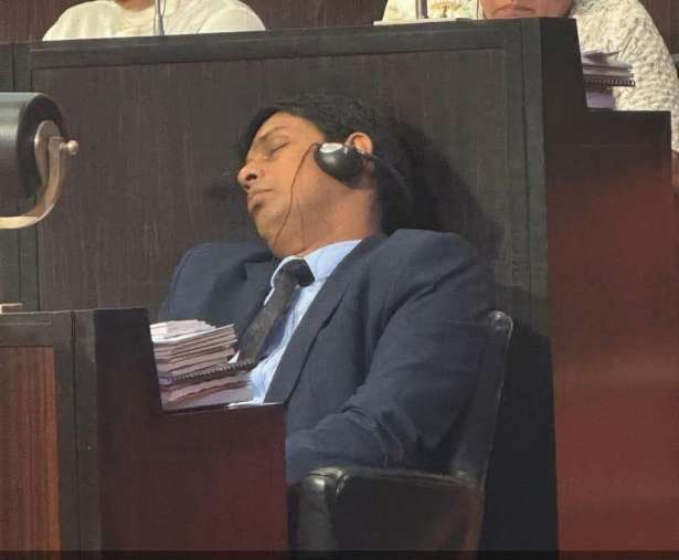 சபையில் உறங்கிய அர்ச்சுனா எம்.பி - வரவு செலவுத் திட்டம் தொடர்பில் விமர்சனம்!