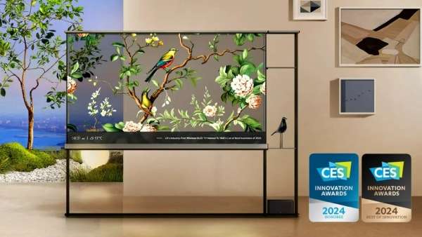 உலகின் முதல் Transparent OLED TV.., கண்ணாடி போன்று திரை